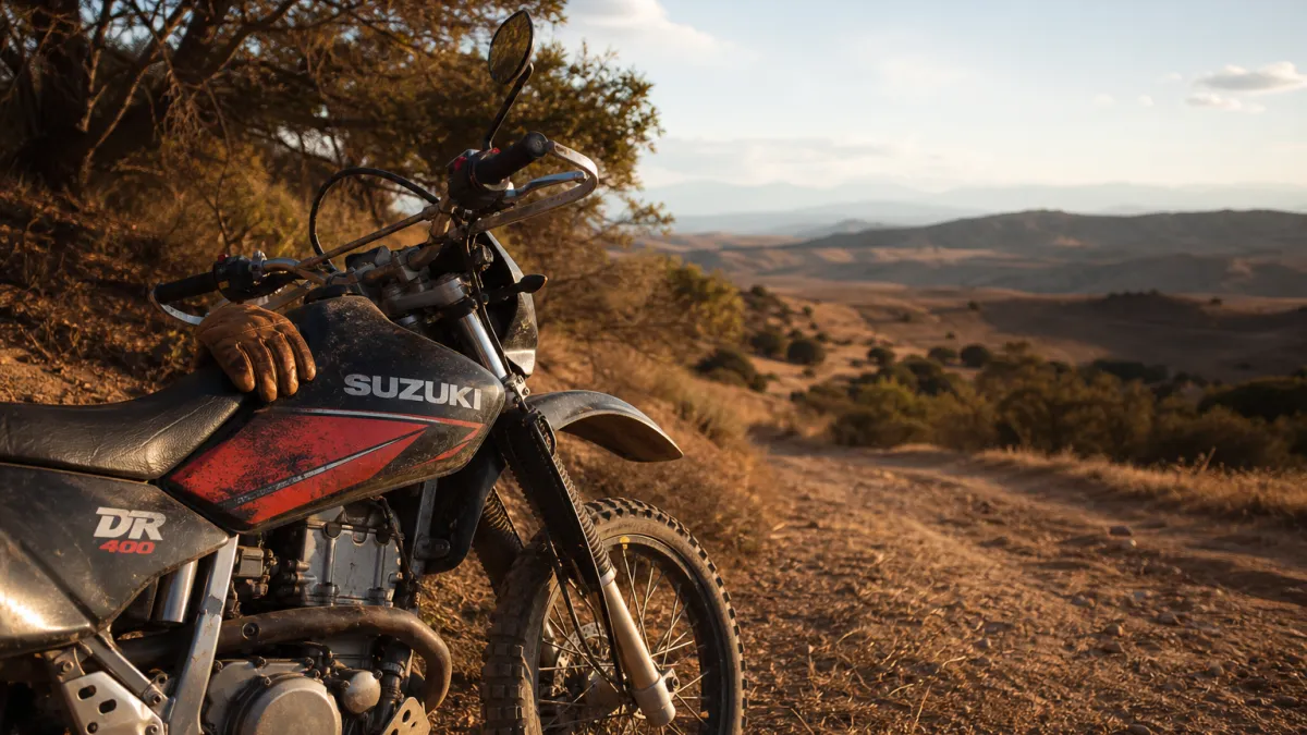 Suzuki DR 400 : fiche technique et histoire du trail